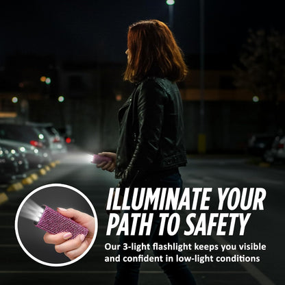 GD  Bling It On Stun Gun with Flashlight