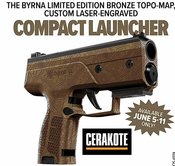 Byrna CL Launcher - Universal Kit - Bronze Topo-Map