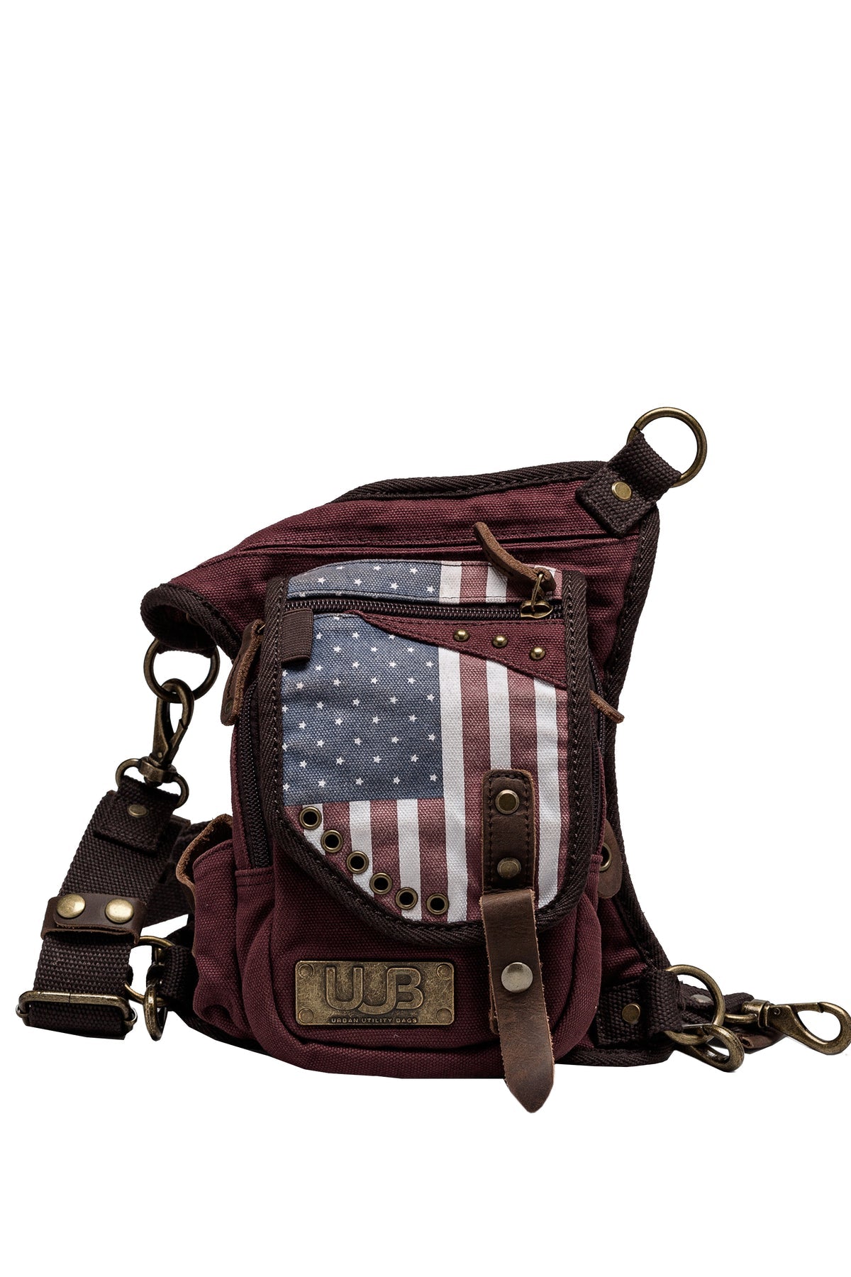 Eagle Thigh Holster (Burgandy, Blue, Compact)