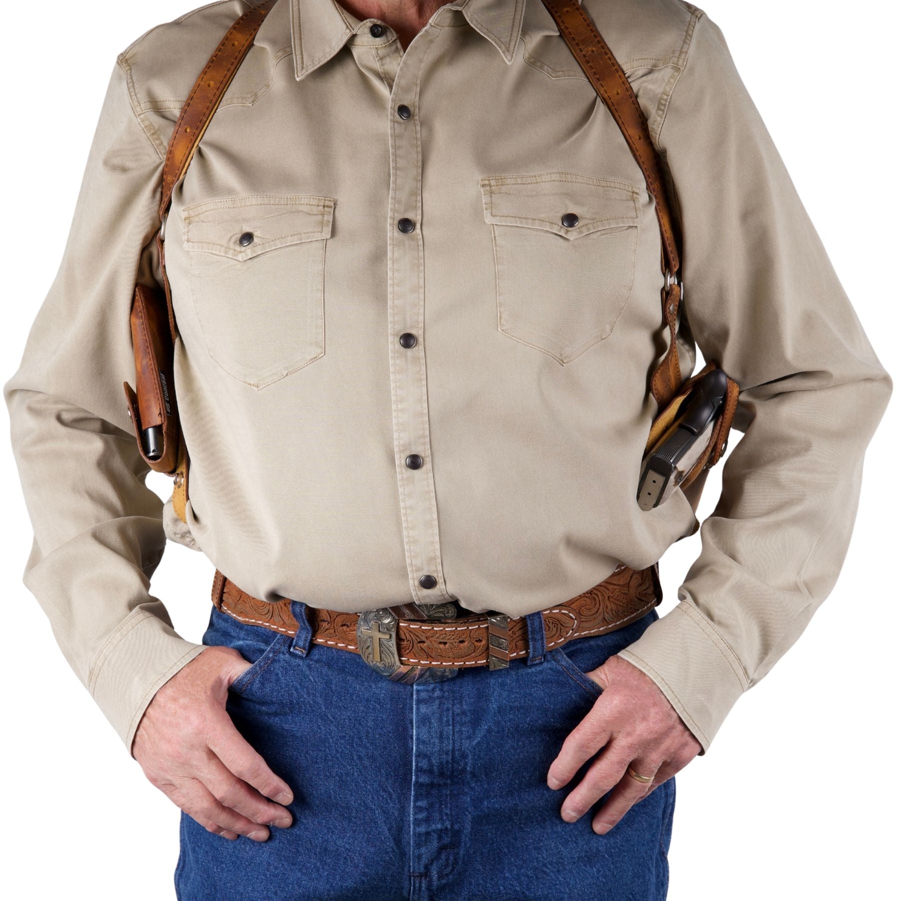 Leather Shoulder Holster RH