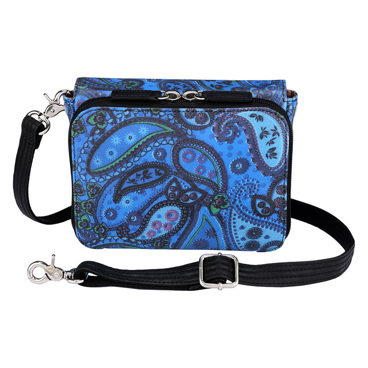 GTM-15 Paisley Crossbody Organizer