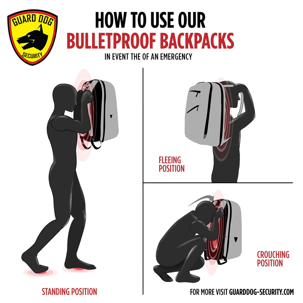 GD Bullet Proof Backpack Youth Edition Proshield/Scout