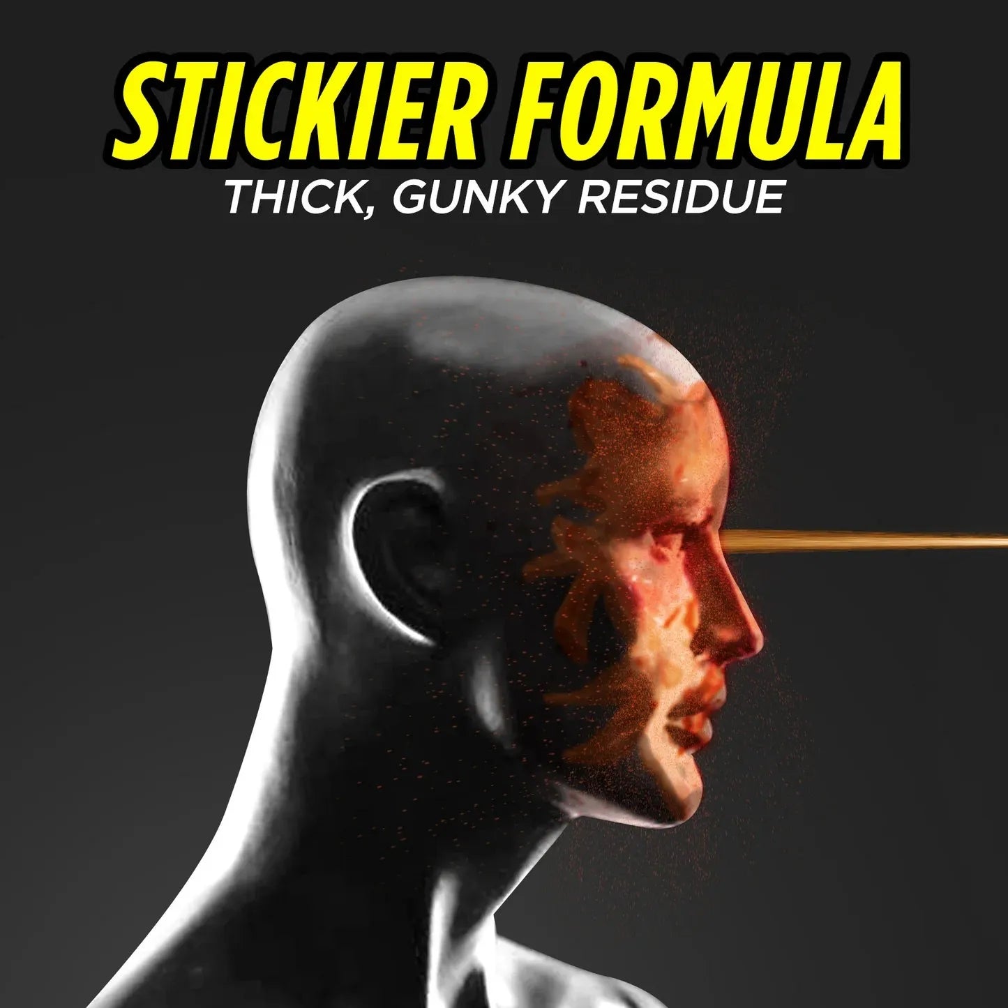 Quick Action Pepper Slime Hard Case with Belt Clip | 0.5 oz w/ Keychain