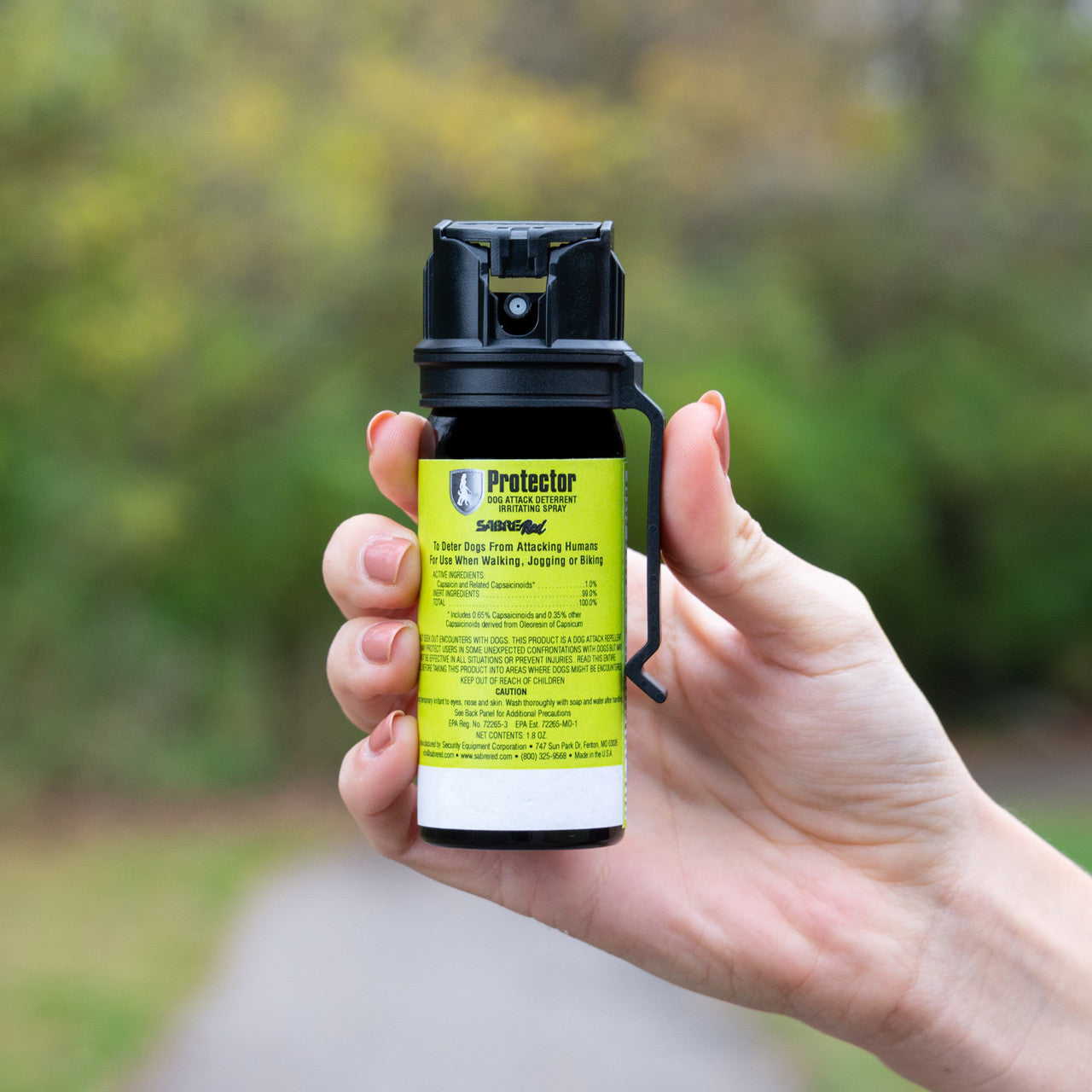 Sabre Red Protector Dog Deterrent 1.8oz w/belt clip