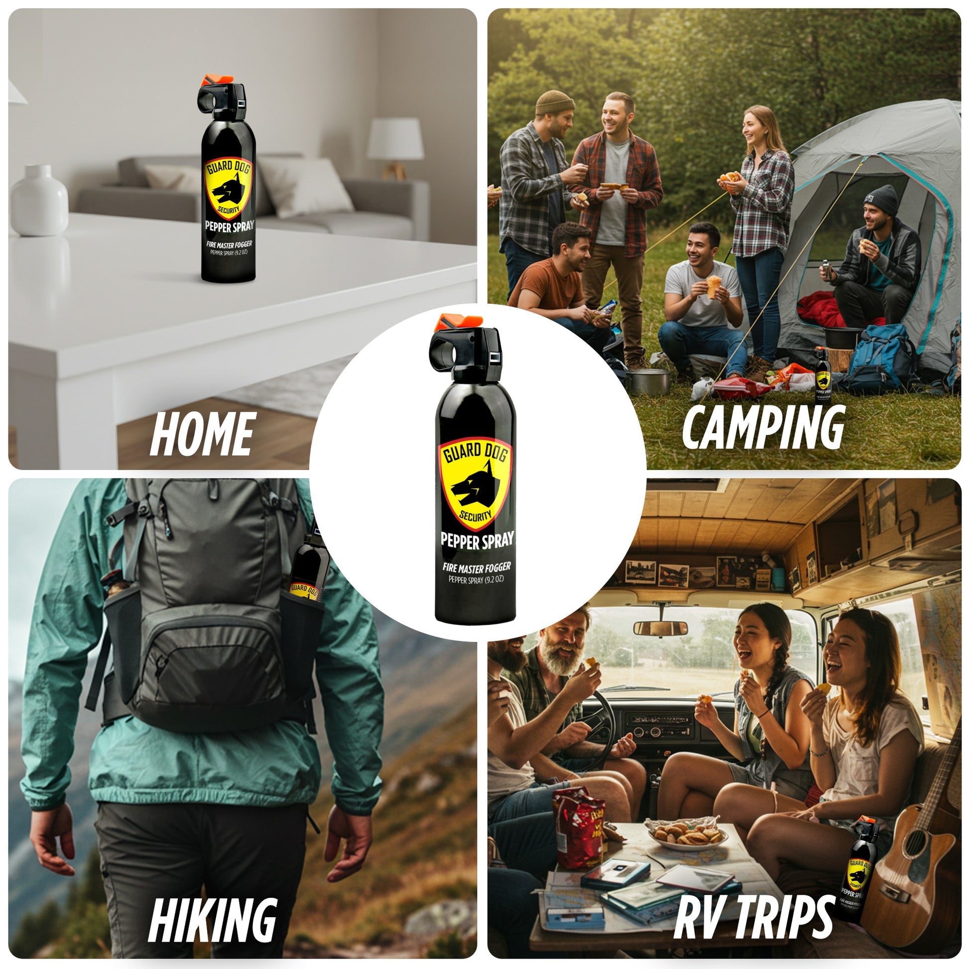 Fire Master Pepper Spray fogger pattern | 9 oz can