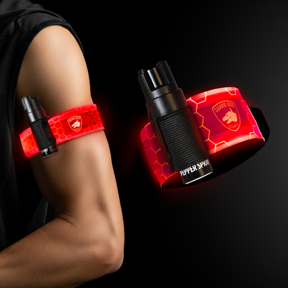 GD SlapLite LED Armband with Pepper Spray