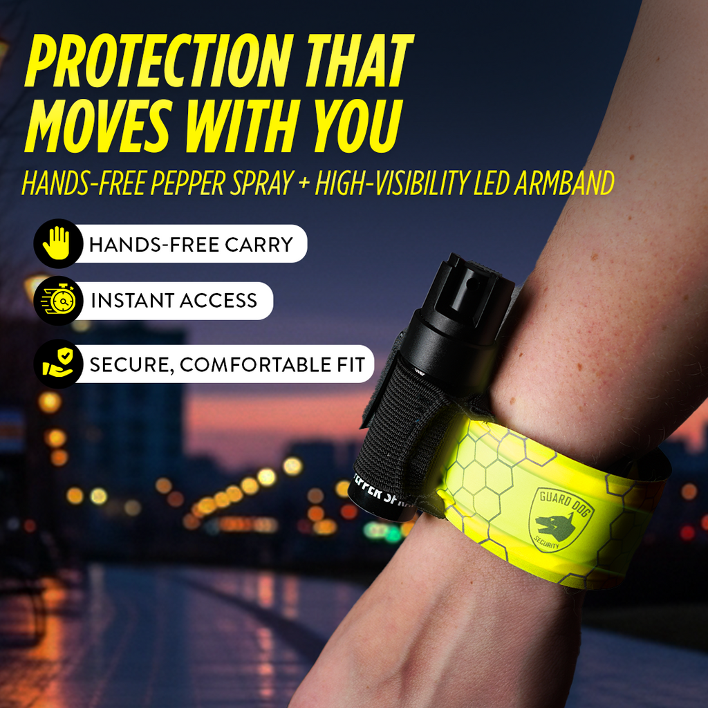 GD SlapLite LED Armband with Pepper Spray