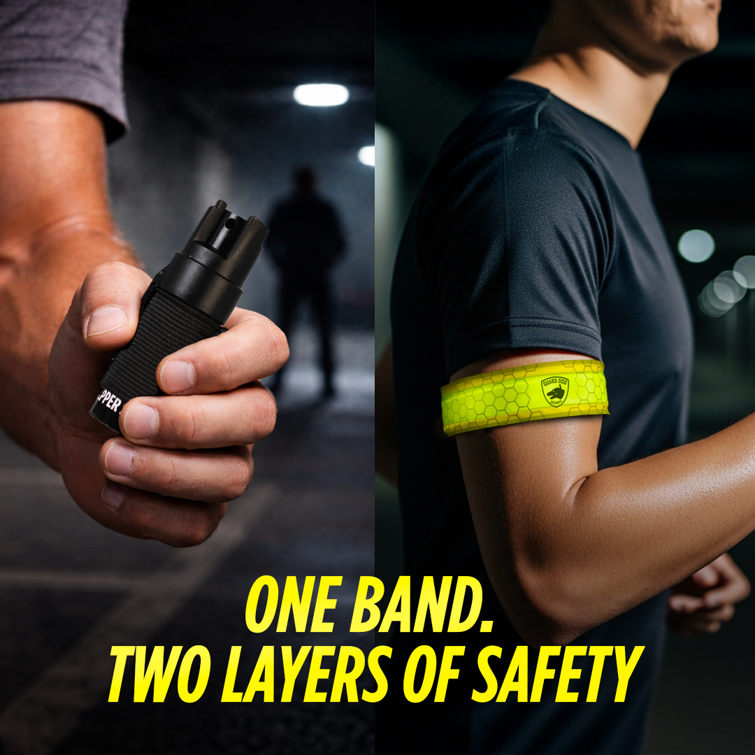 GD SlapLite LED Armband with Pepper Spray