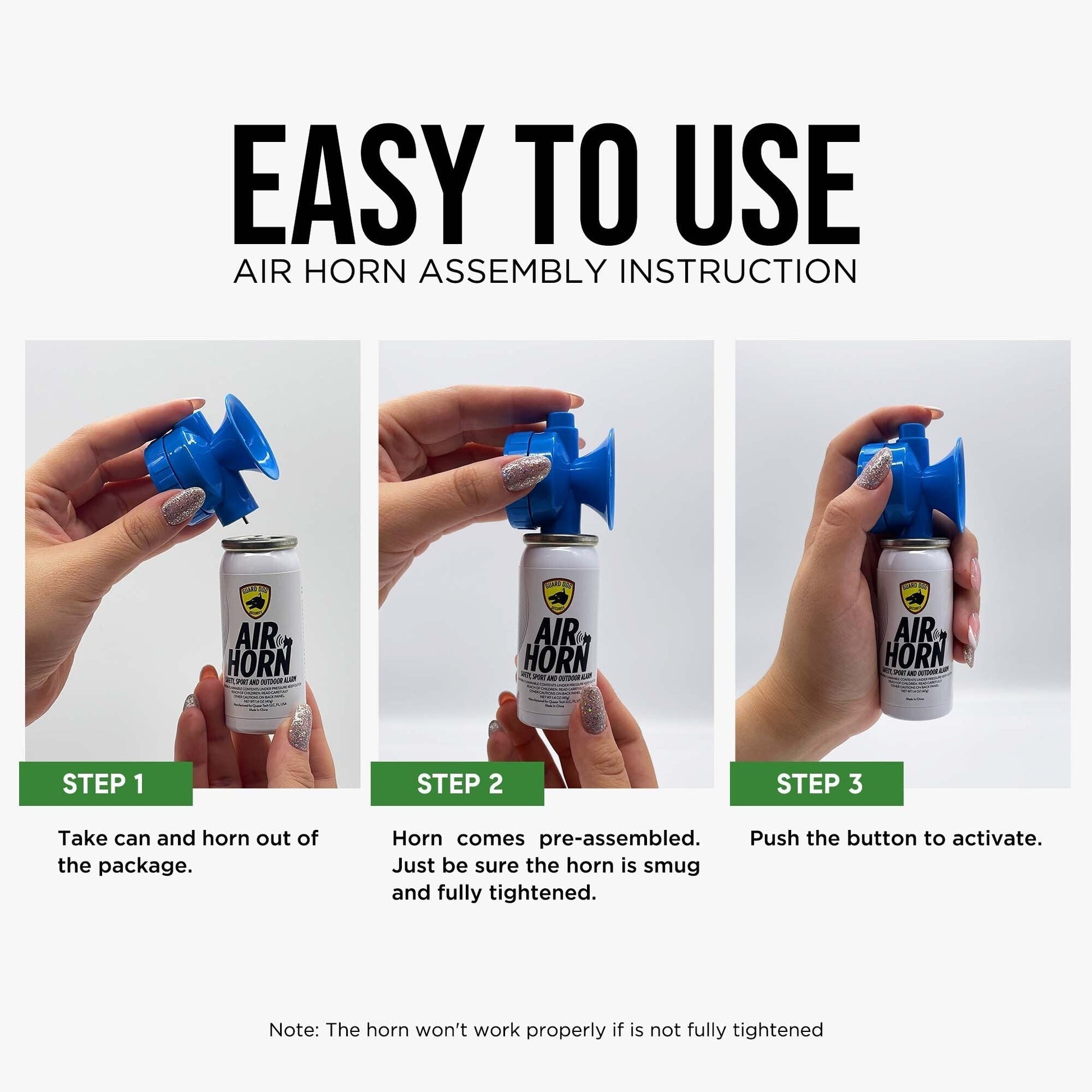 GD Air Horn Compact 1.4oz