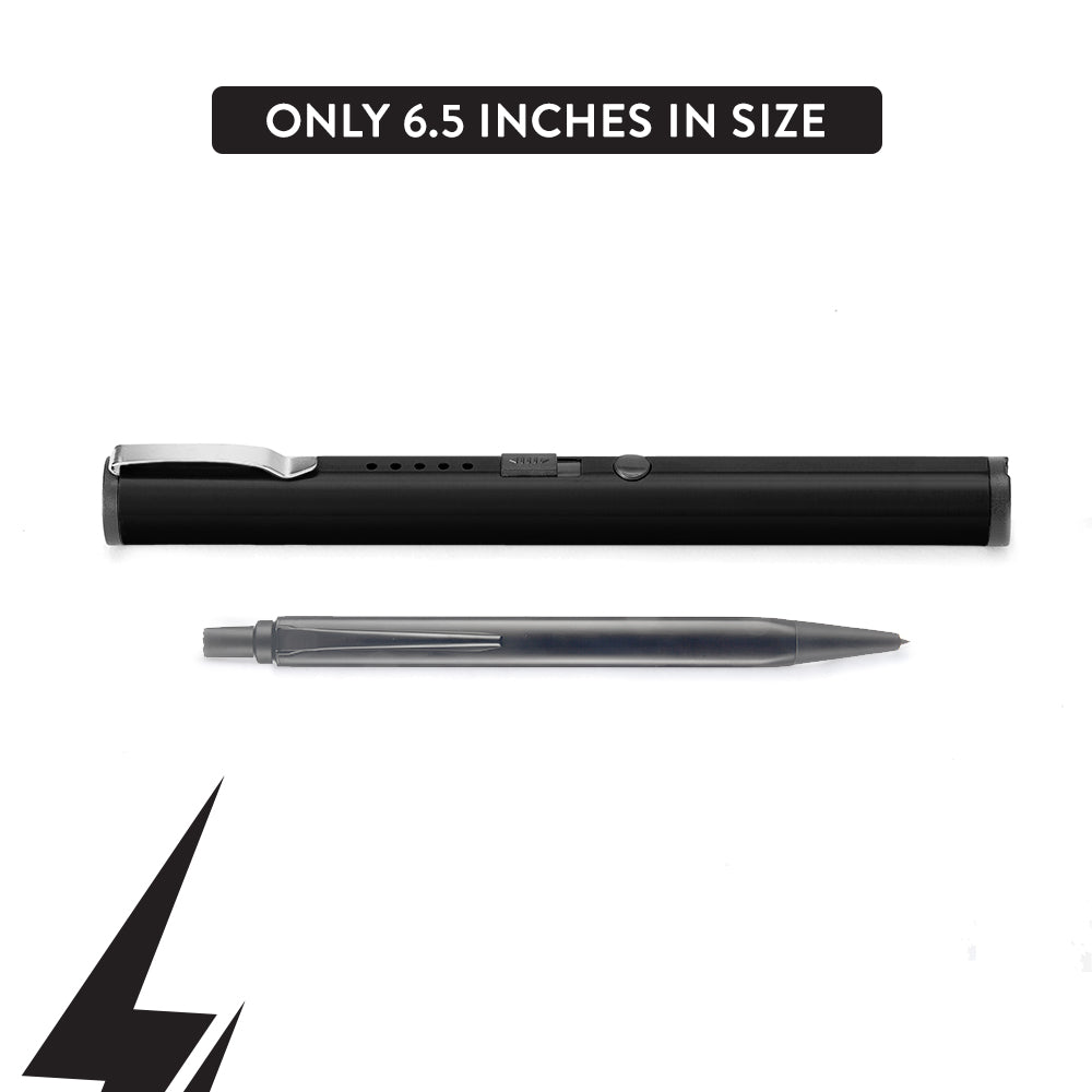 Stun Gun Pen With Flashlight – 110 Lumen w/ Charging Indicator | Enlight