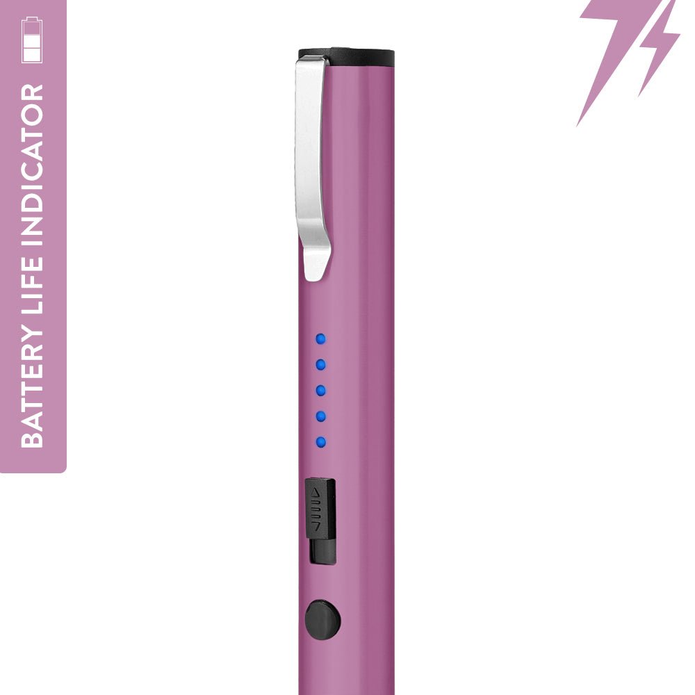 Stun Gun Pen With Flashlight – 110 Lumen w/ Charging Indicator | Enlight