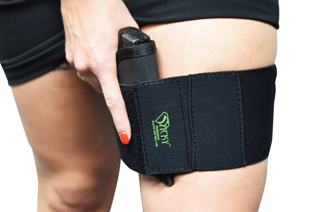 Sticky Holster Guard Her Belt
